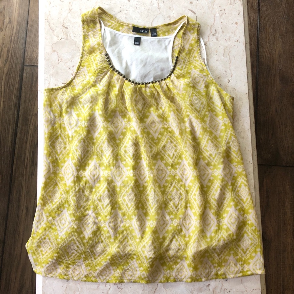 A.N.A. layered tank top blouse